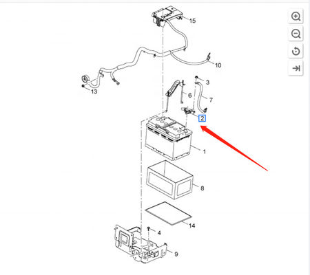 Nennkapazität 50/60/65/70AH LLV-Autobatterienstromsensor für Lovarv SAIL 3 Knight
